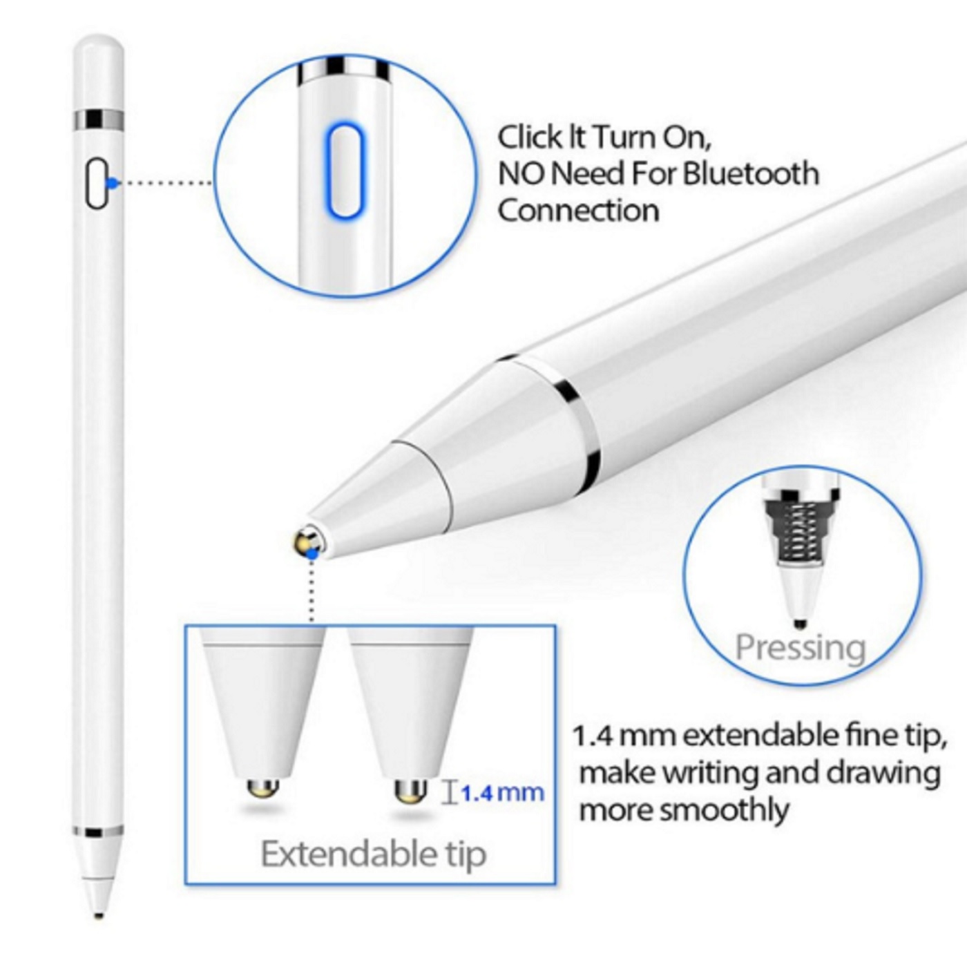 Stylus Penna Touch per iPad e Tablet - Telitaly