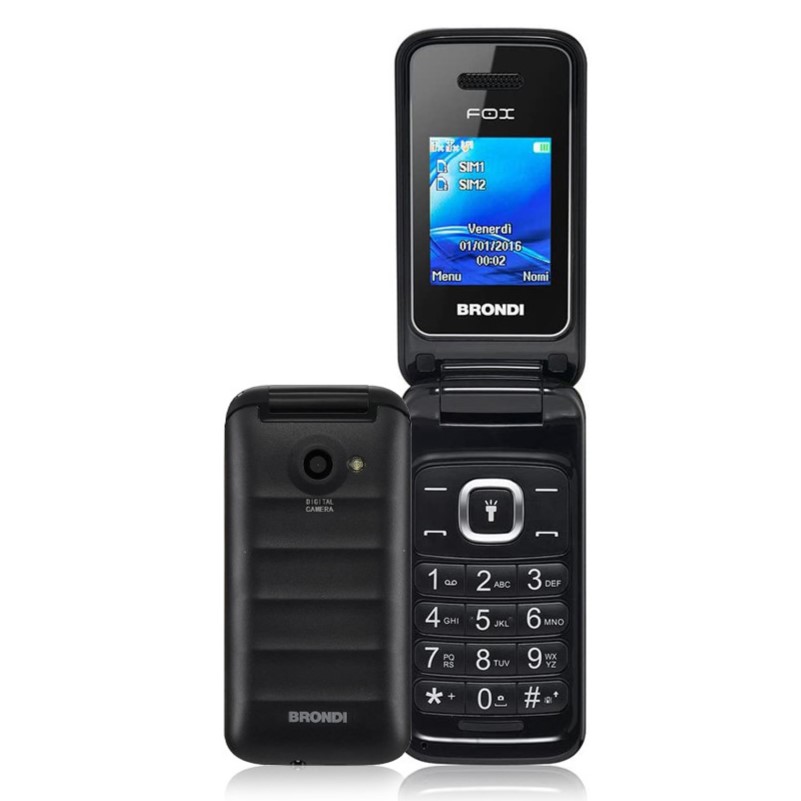 Brondi Telefono cellulare con sportellino dual SIM - Telitaly